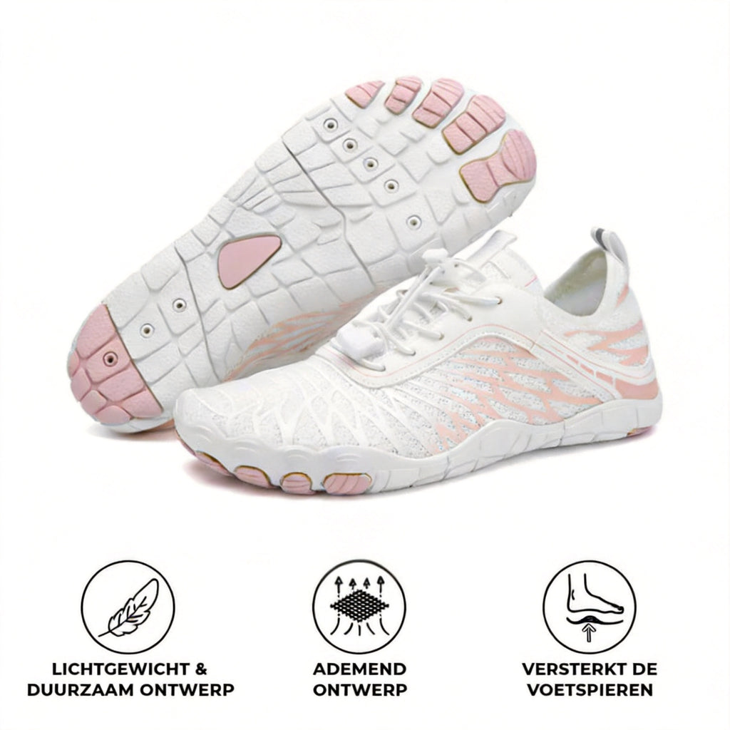 Rootflex barefoot schoenen — lichtgewicht, ademend en versterkt de voetspieren